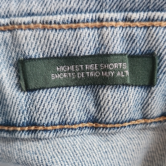 Wild Fable High-Waisted Light Blue Denim Shorts NWT 10 - Picture 7 of 7